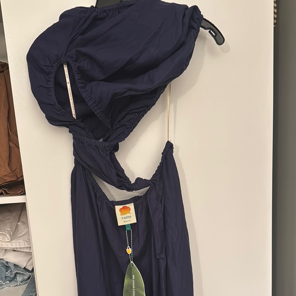 FARM Rio Blue Sundress - Picture 2 of 3